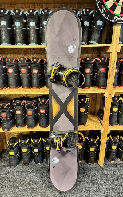 Kasutatud lumelaud HEAD FLEX 2.0 168CM WIDE + SIDEMED L/XL